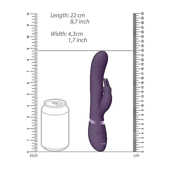 VIVE - May - Dual Pulse Wave G-Spot Rabbit - PlayBlue