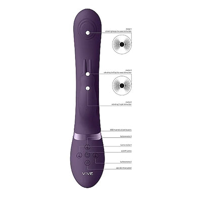 VIVE - May - Dual Pulse Wave G-Spot Rabbit - PlayBlue