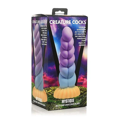 Creature Cocks - Silicone Unicorn Dildo - PlayBlue