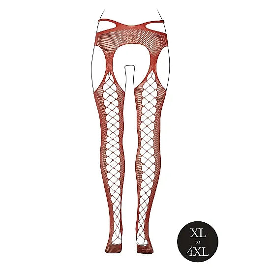 Le Desir - Suspender Pantyhose with Strappy Waist - Queen Size - PlayBlue
