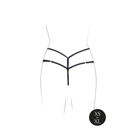 Ami - Thong with Adjustable Sliders and Golden Details - PlayBlue