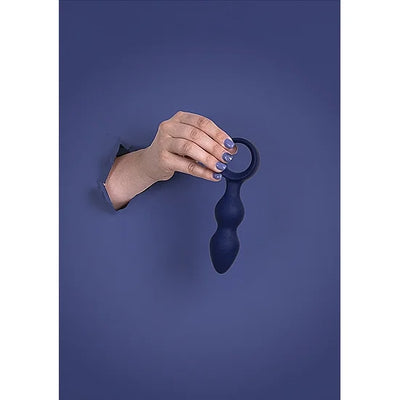 Teardrop Shaped Anal Plug - Medium - Baltic Blue - PlayBlue