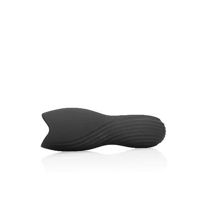 Vibrating Masturbator Sleeve - Licorice Black - PlayBlue