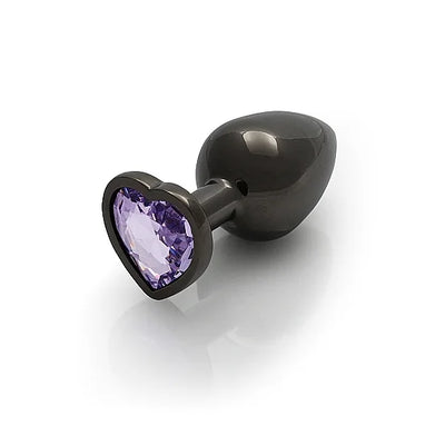 Heart Gem Butt Plug - Medium - PlayBlue
