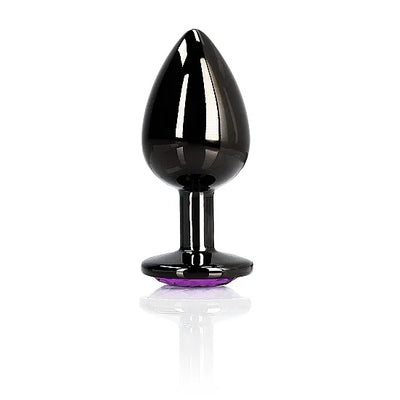 Heart Gem Butt Plug - Medium - PlayBlue