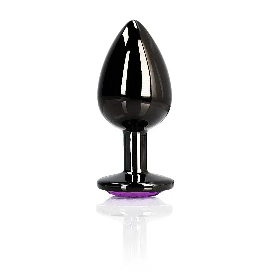 Heart Gem Butt Plug - Medium - PlayBlue