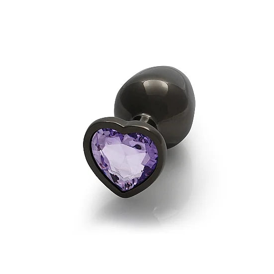 Heart Gem Butt Plug - Medium - PlayBlue