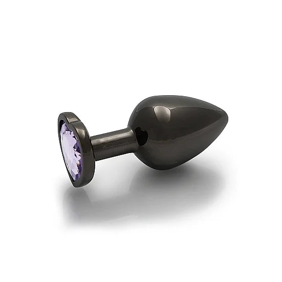 Heart Gem Butt Plug - Medium - PlayBlue