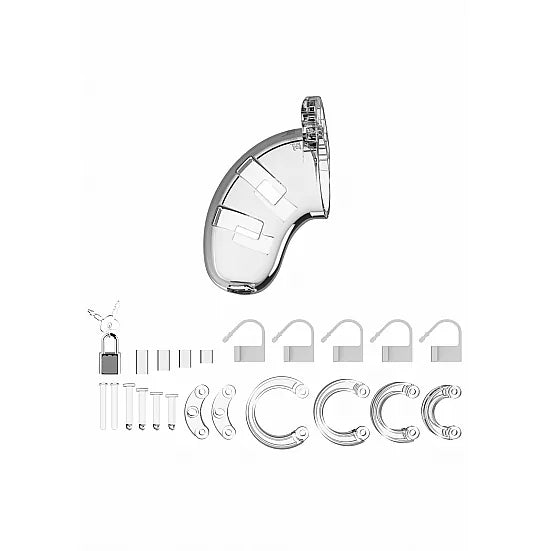 ManCage - Chastity - 3.5 - Cock Cage - Transparent - PlayBlue