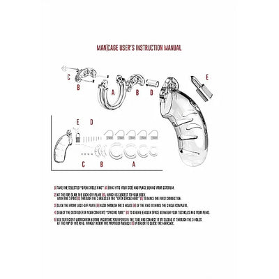 ManCage - Chastity - 3.5 - Cock Cage - Transparent - PlayBlue