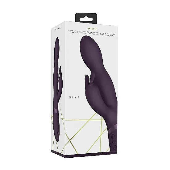 VIVE - Niva - Rotating Rabbit Vibrator - PlayBlue