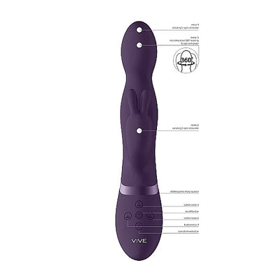 VIVE - Niva - Rotating Rabbit Vibrator - PlayBlue