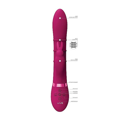 VIVE - Sora - Up & Down Stimulating Rings G-Spot Rabbit - PlayBlue