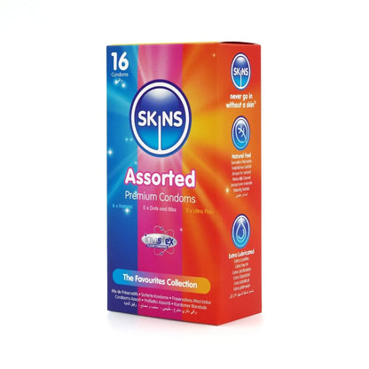 Skins Condoms Assorted - 16 Pack
