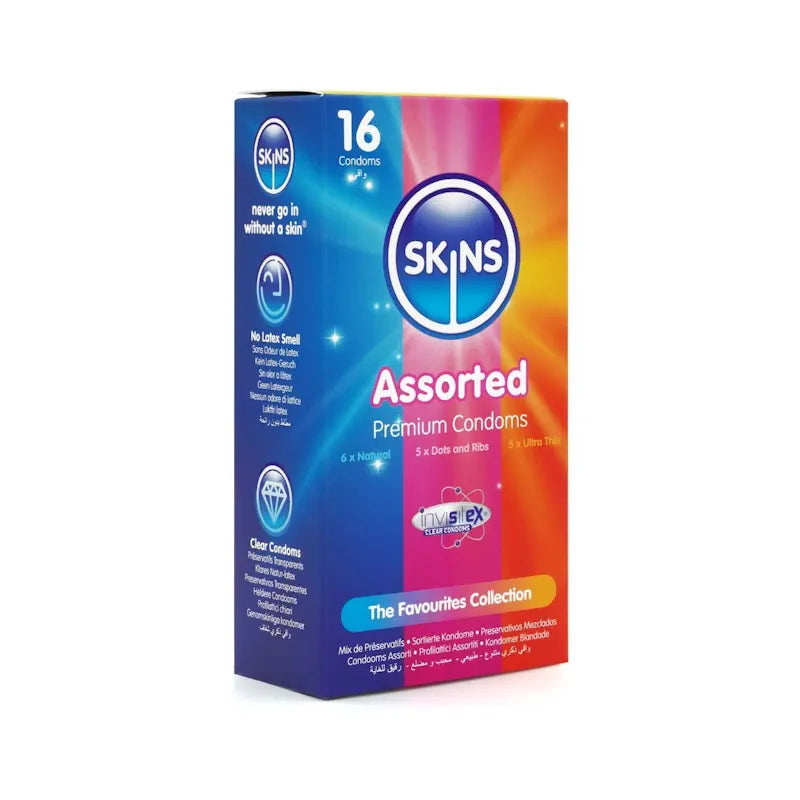 Skins Condoms Assorted - 16 Pack