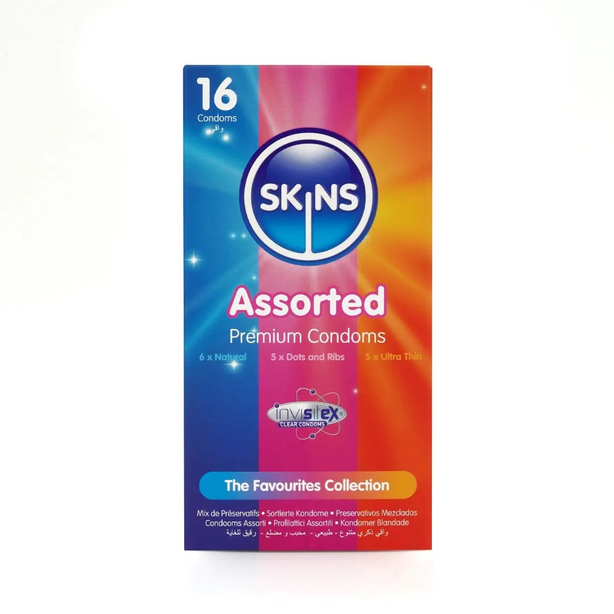 Skins Condoms Assorted - 16 Pack