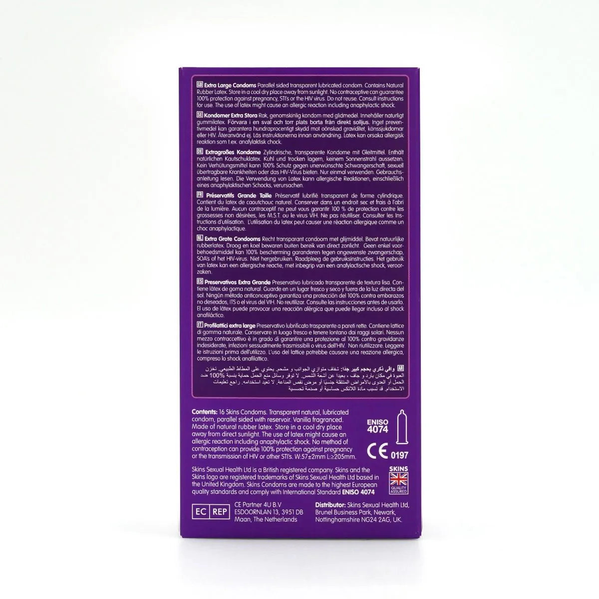 Skins Condoms Extra Large - 16 Pack