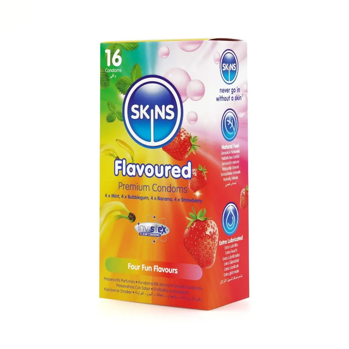 Skins Condoms Flavours - 16 Pack