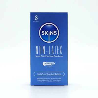 Skins Thinner - Non Latex Condoms - 8 Pieces - PlayBlue