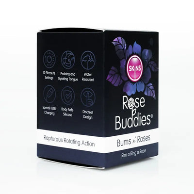 Skins - Rose Buddies Bums n Roses Rotating Rimming Toy - PlayBlue