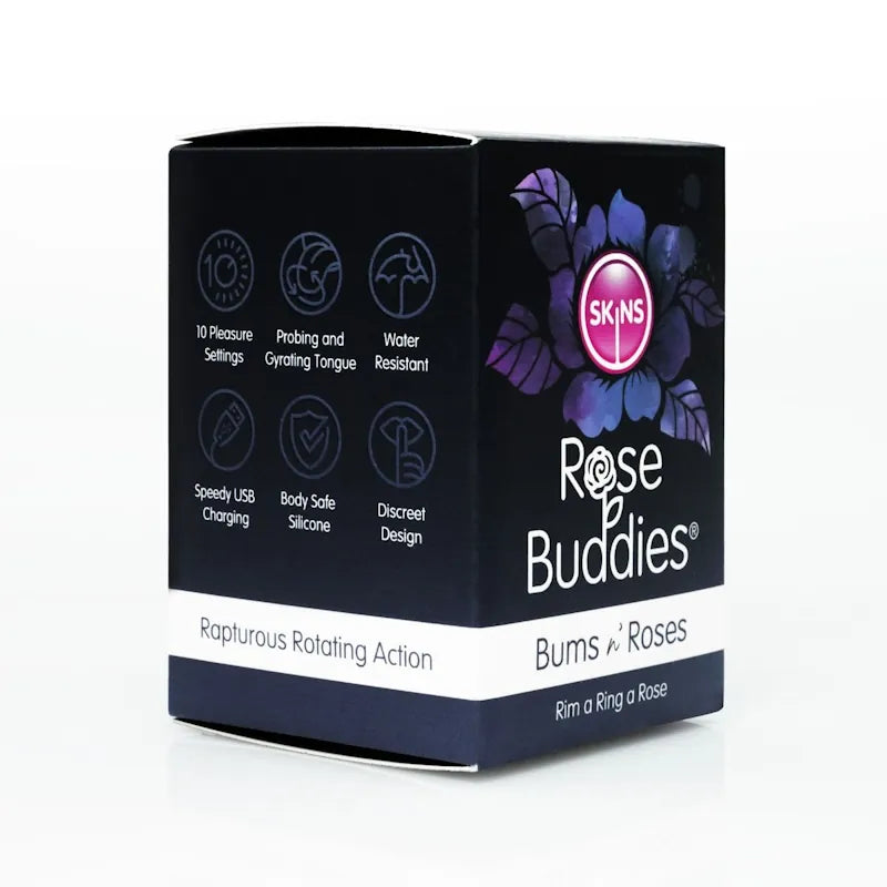Skins - Rose Buddies Bums n Roses Rotating Rimming Toy - PlayBlue