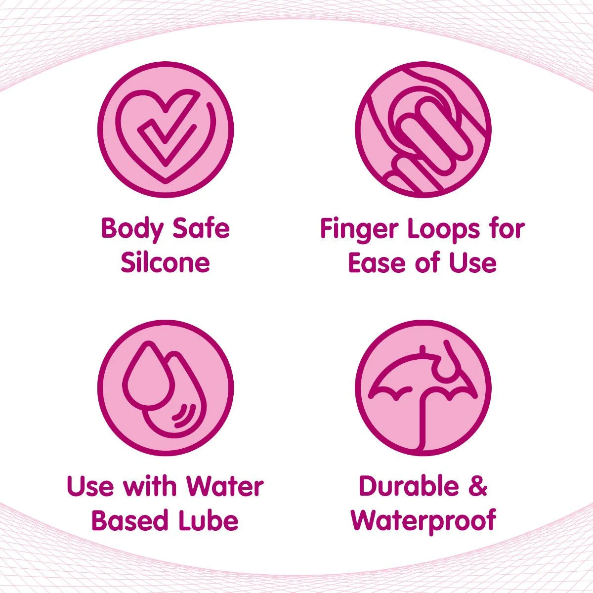 Skins Care - Silicone Vagina Dilators Curved - 5pc Set - PlayBlue