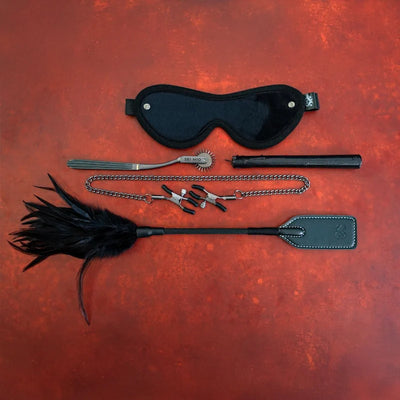 Sei Mio - Fetish Feels - Senuous 5 Piece Sensation Kinky Kit - PlayBlue