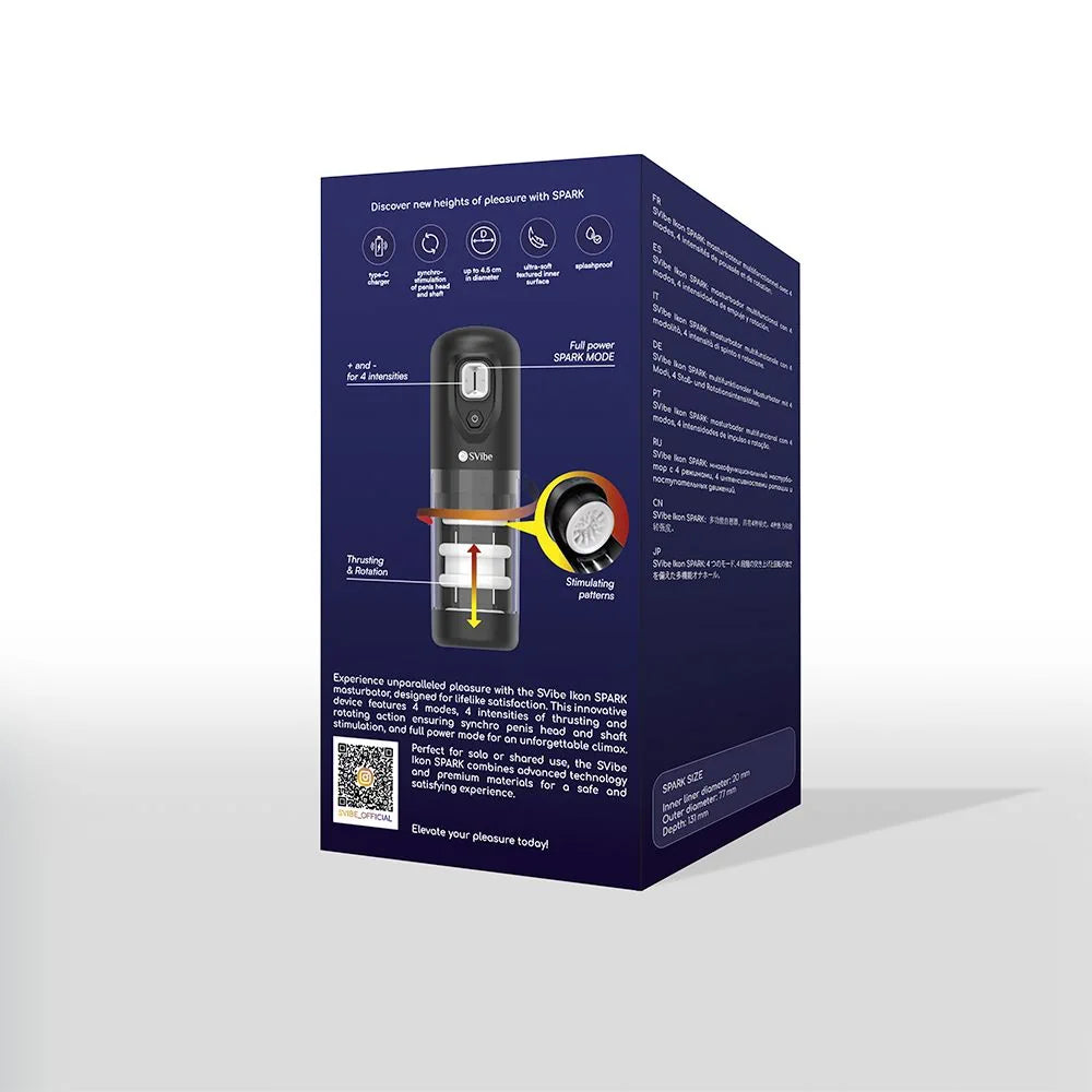 SVibe - IKON Spark - Rotating Thrusting Masturbator