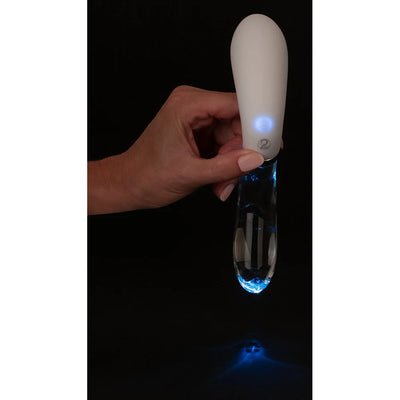 Liaison - Curve LED Vibrator - Silicone & Glass - PlayBlue