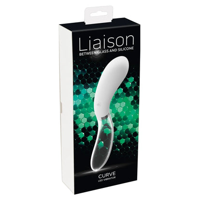 Liaison - Curve LED Vibrator - Silicone & Glass