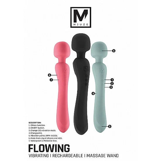 Flowing Rechargeable Flexible Wand