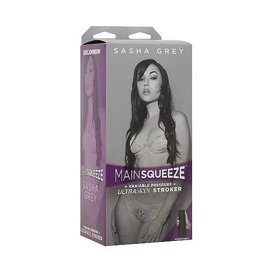 Main Squeeze - Sasha Grey Ultraskyn Realistic Vagina Masturbator - PlayBlue