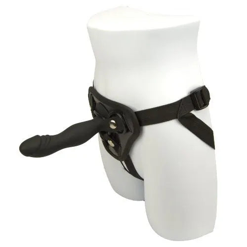 Loving Joy Universal Black Strap On Harness - PlayBlue