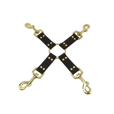BOUND Nubuck Leather 4 Way Hog Tie - PlayBlue