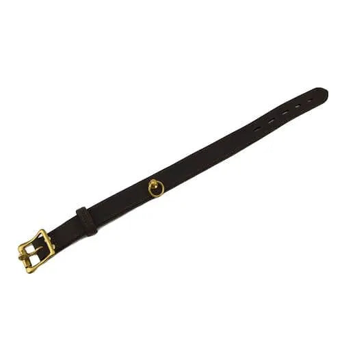 BOUND Nubuck Leather Choker with O Ring - PlayBlue