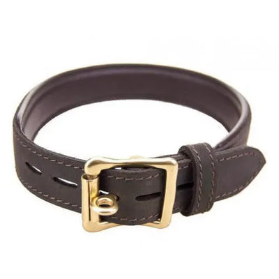 BOUND Nubuck Leather Choker with O Ring - PlayBlue