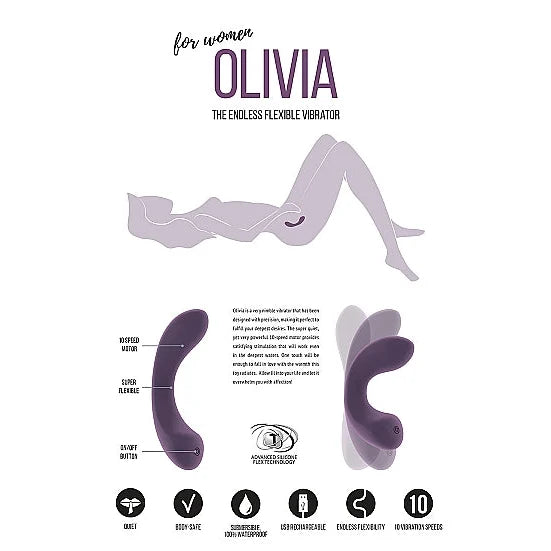 Olivia Super Flexible Rechargeable G-Spot Vibrator