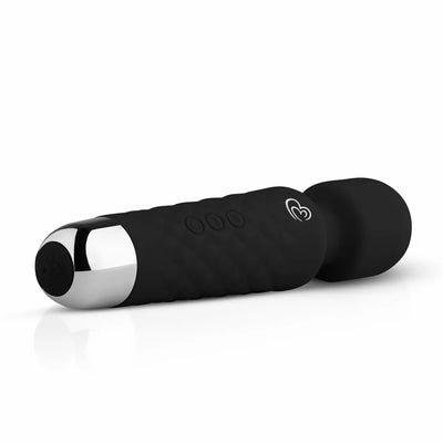 EasyToys Rechargeable Black Wand - PlayBlue