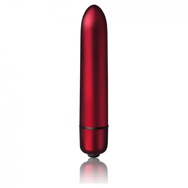Rocks Off Truly Yours Scarlet Velvet 90mm Bullet - PlayBlue