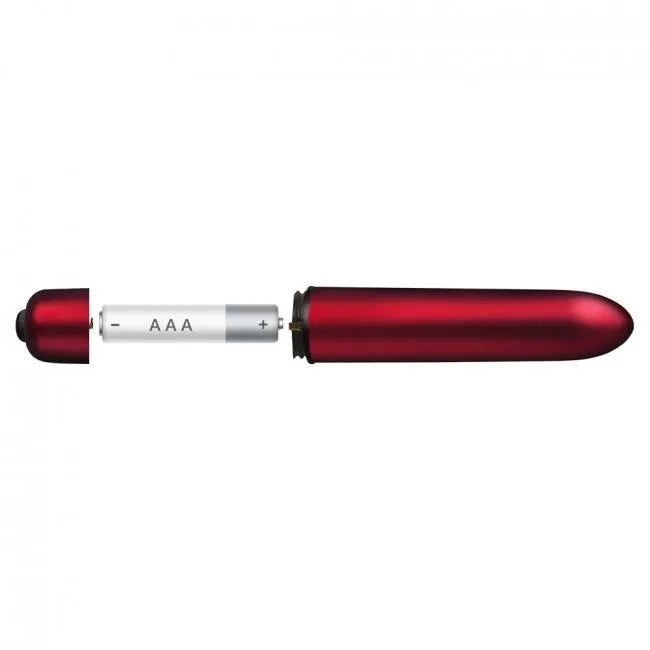 Rocks Off Truly Yours Scarlet Velvet 90mm Bullet - PlayBlue