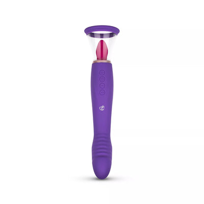 Pleasure Pump with G-Spot Vibrator - PlayBlue