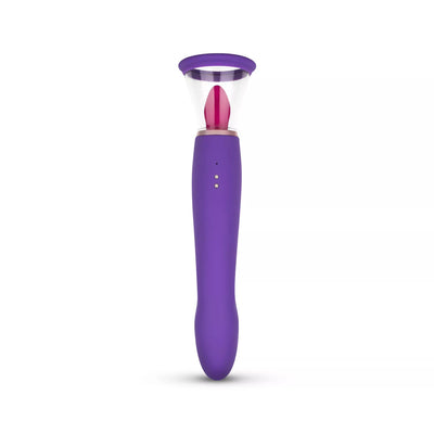 Pleasure Pump with G-Spot Vibrator - PlayBlue