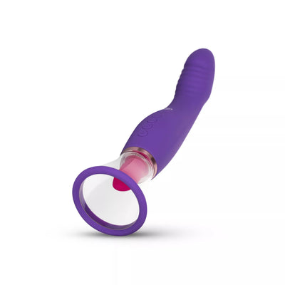 Pleasure Pump with G-Spot Vibrator - PlayBlue