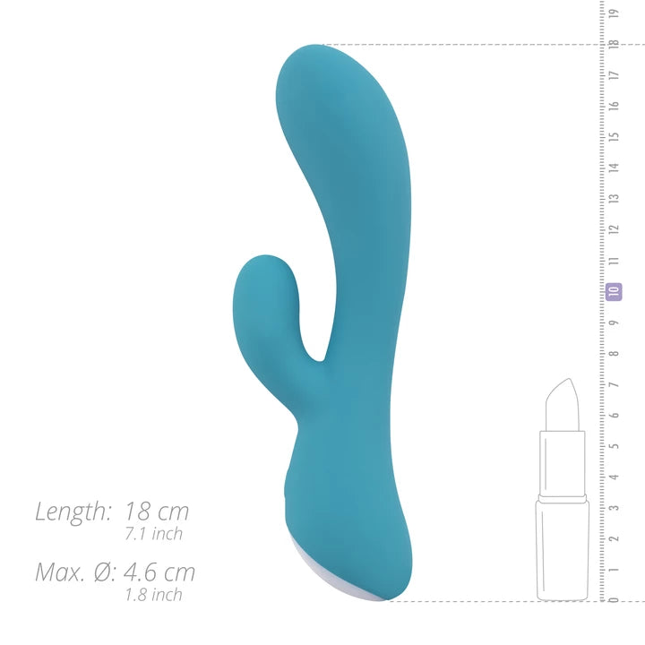 Cala Azul - Martina Luxury Rabbit Vibrator - PlayBlue