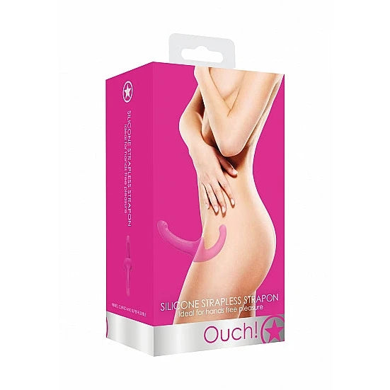 Silicone Strapless Strapon - PlayBlue