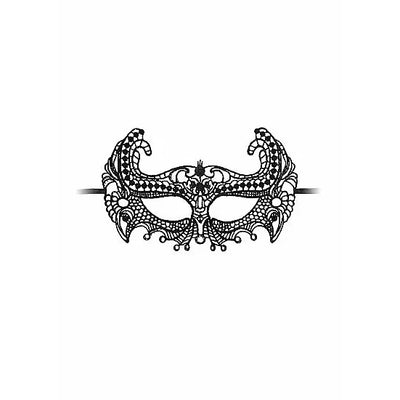 Empress Black Lace Mask - Black - PlayBlue