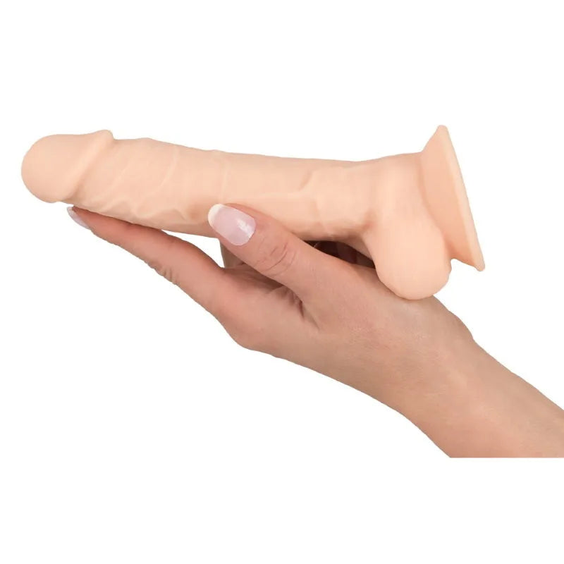 SilexD - 7 Realistic Silicone Dual Density Dildo with Suction Cup - PlayBlue