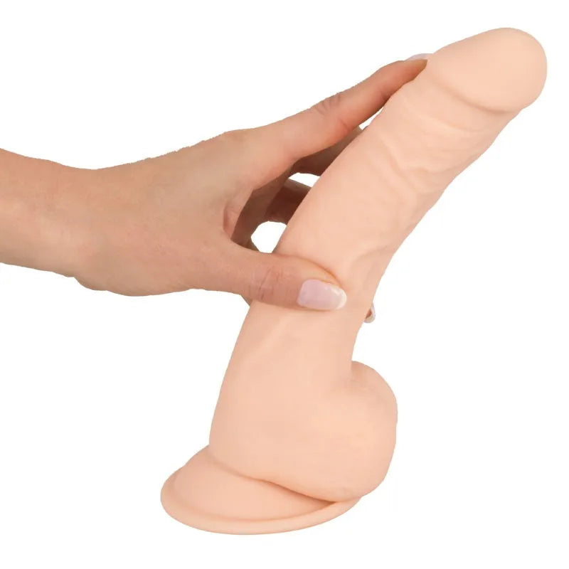 SilexD - 9.5 Realistic Silicone Dual Density Dildo with Suction Cup - PlayBlue