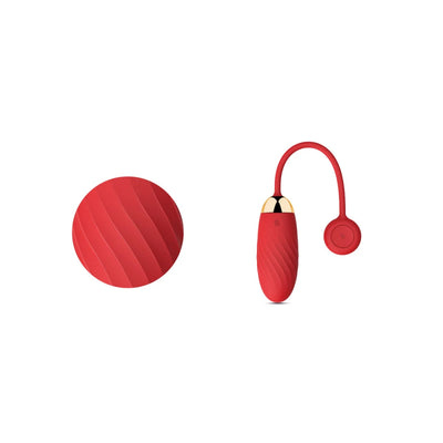 Svakom Ella APP Controlled Silicone Vibrating Egg - PlayBlue