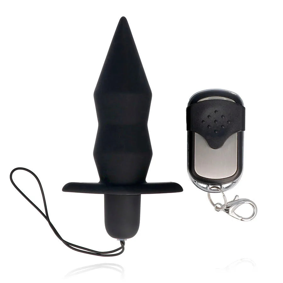 Spirit Anal Plug Remote Control Black - PlayBlue